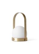 Audo Copenhagen Carrie Portable Table Lamp Brushed Brass Str H 24,5cm ...