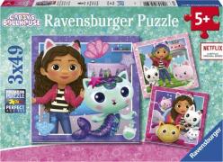 Ravensburger puslespil Gabbys Dollhouse 3x49brikker - Puslespil hos Ma...