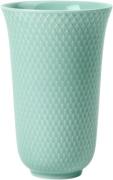 Lyngby Porcelæn Rhombe Color Vase H15 Aqua Porcelæn Blå Str H:15 Ø:10 ...