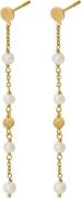 Pernille Corydon Jewellery Ocean Pearl Earchains 55 mm - Ørestikker ho...