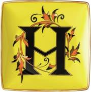 Versace Bowl 12cm sq. Flat, Holiday Alphabet H, Versace Flerfarvet Str...