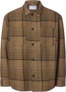 Selected Homme Slhboxyhoundstooth BIG Check Overs Mand Chocolate Torte...