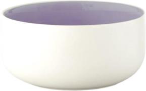 Studio About Clayware, Bowl, Medium, 2 PCS, Ivory/light Purple, 12565i...