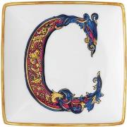 Versace Bowl 12cm sq. Flat, Holiday Alphabet C, Versace Flerfarvet Str...