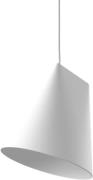 Moebe Ceramic Pendant, Wide White Str H23,5 X L23 X W3 cm - Pendler ho...