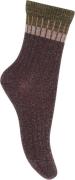 mpKids Norma Glitter Socks Str 22/24 - Grape Skin Strømper hos Magasin