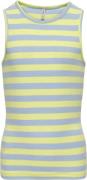 ONLY Kogkenya RIB Stripe Tank TOP JRS Str 134/140 - Yellow Pear/clear ...