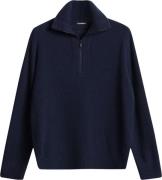 J. Lindeberg Wilmer Quarter Zip Knit Mand 6855 Turtlenecks Str L - hos...