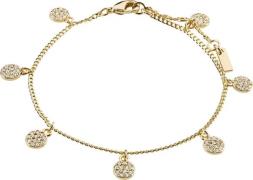 Pilgrim Chayenne Recycled Crystal Bracelet Goldplated one size - Kædea...