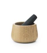 Normann Copenhagen Craft Mortar & Pestle Black Str H: 7,5 x Ø: 3,8 cm ...