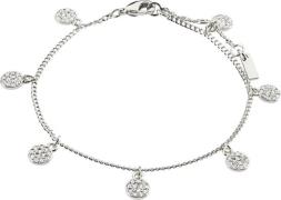 Pilgrim Chayenne Recycled Crystal Bracelet Silverplated one size - Kæd...