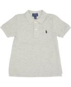 Polo Ralph Lauren Cotton Mesh Polo Shirt Str 5 / 5 år - New Grey Heath...