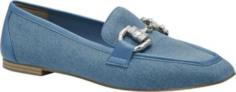 Tamaris 124228-42 Kvinde Denim Loafers Str 40 - Denim hos Magasin