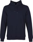 Colorful Standard Classic Organic Hood Mand Navy Blue Hoodies Str XS -...