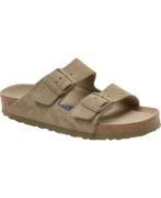 Birkenstock Arizona SFB VL Faded Khaki Kvinde Khaki Flade Sandaler Str...