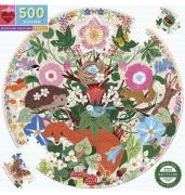 eeBoo Eeboo Rundt Puslespil 500 brk - Woodland Creatures - Puslespil h...