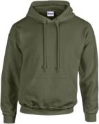 Gildan Heavy Blend Adult Hooded Sweatshirt Kvinde Military Green Hætte...