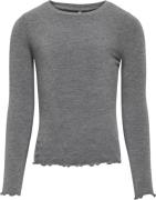 ONLY Kogamour L/S TOP JRS Str 134/140 - Grå Toppe hos Magasin