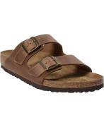 Birkenstock Arizona Leoi Cognac Mand Cognac Sandaler Str 41 - hos Maga...