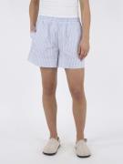 Neo Noir Shady Stripe Shorts Kvinde Light Blue Casual Shorts Str 40 - ...