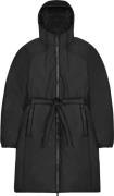 Rains Lohja Long Insulated Curve Jacket W3t2 Kvinde Black Regnjakker S...