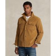 Polo Ralph Lauren Classic Fit Corduroy Camp Shirt Mand Rustic Tan Over...