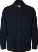 Selected Homme Slhbent Moleskin Overshirt LS Mand Sky Captain Overshir...