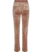 Juicy Couture Del Ray Classic Velour Pant Pocket Design Kvinde Acorn S...