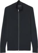 Marc O’Polo Zipped Trainer Jacket With Standup Mand Dark Navy Turtlene...