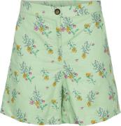 YAS Yasmeadowfield HW Shorts Show Kvinde Opaline Green/meadowfield Aop...