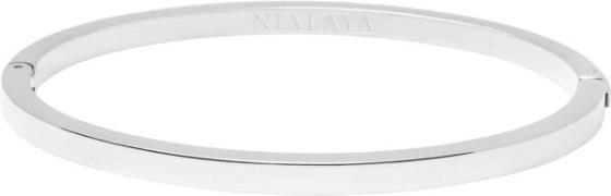 Nialaya Men's Stainless Steel Simplicity Bangle L - Armbånd hos Magasi...