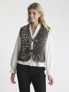 Neo Noir Crissa Leo Vest Kvinde Leopard Veste Str 40 - hos Magasin