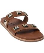 Billi Bi Sandal A7113 Kvinde Brun Flade Sandaler Str 40 - hos Magasin