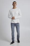 Blend Bhnicolai tee l.s. Noos Mand White Langærmede T-shirts Regular F...