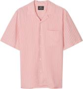 Mads Nørgaard - Copenhagen Seersucker Tencel Kenji Shirt SS Mand Blush...