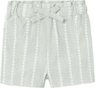 Name It Nmfhicheck Shorts Str 92 - Silt Green Shorts & Bloomers hos Ma...