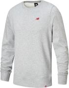 New Balance Small Logo Crewneck Sweatshirt Kvinde Grey Sweatshirts Str...