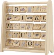 Konges Sløjd ABC Wooden Block Frame one size - Aktivitetslegetøj hos M...