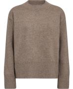 Magasin Enola 1 RWS Kvinde Beige Melange Sweaters Str L Uld