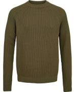 Magasin Nylan 1G Mand Capulet Olive Sweaters Str XXL Bomuld