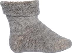 mpKids Baby Terry Wool Socks Str 19/21 - Brun Strømper Uld hos Magasin