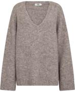 Magasin Evelyn 4 Striksweater Kvinde Sandstorm Sweaters Str L