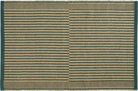 Hay Tapis Mat60 x 95-black and Green Black And Green - Gulvtæpper hos ...