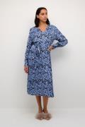 Karen by Simonsen Nikolekb Long Dress Kvinde Nikole Della Blue Midi Kj...