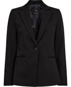 MANGO Fitted Suit Jacket Kvinde Black Blazere Str 36 - hos Magasin