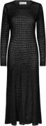 Samsøe Samsøe Sayasmine Dress 15171 Kvinde Black Maxi Kjoler Str L - B...