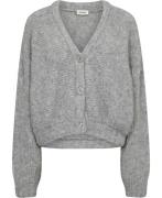 American Vintage Zol19ae24 Kvinde Grey Cardigans Str L - Uld hos Magas...