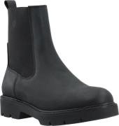 Bianco Biaothilia Warmlined Chelsea Boot Waxed Leather Kvinde Black Ch...