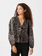 Neo Noir Tova Leo Blouse Kvinde Leopard Langærmede Bluser Str 40 - Bom...