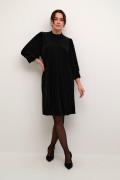 Kaffe Kacaca Dress Kvinde Black Deep Cc. Midi Kjoler Str L - hos Magas...